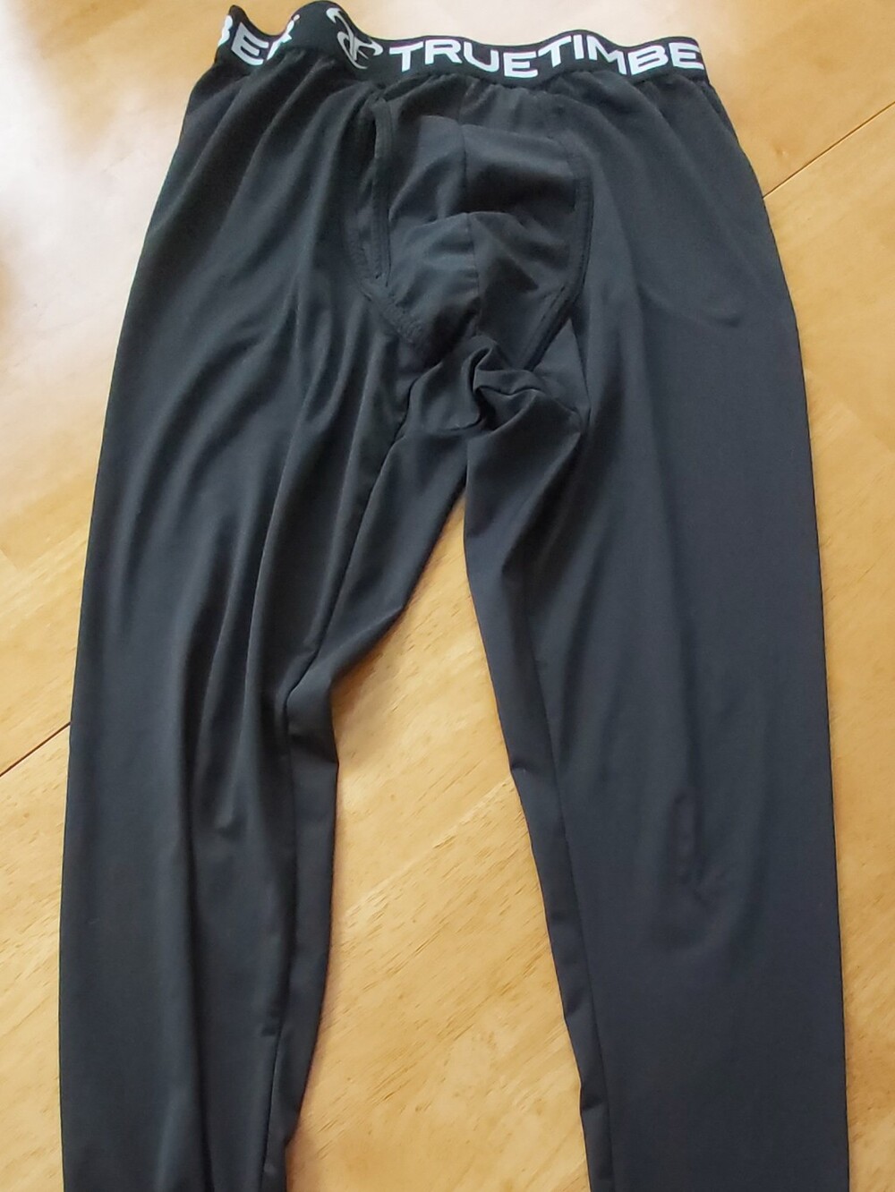 True Timber Men's Black Performance Jogger Tights